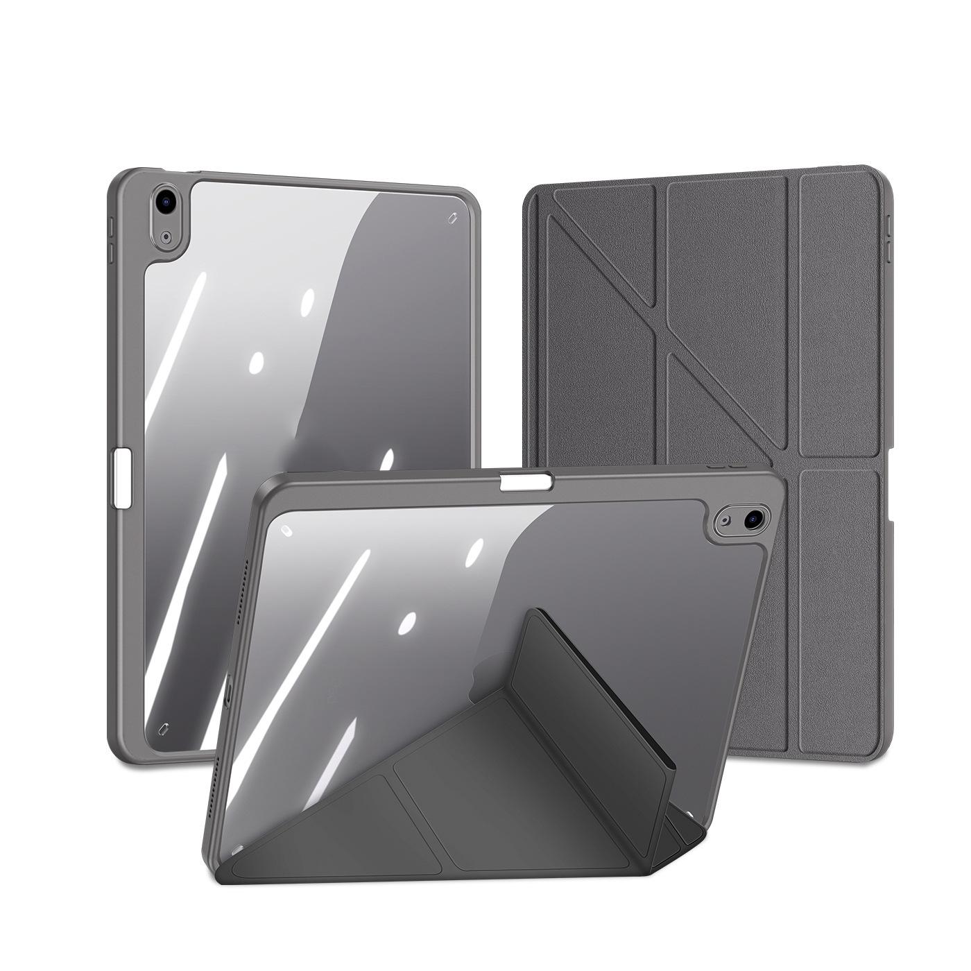 For iPad Air 2020 / Air 2022 / Air 11 2024 DUX DUCIS Magi Series Shockproof Tablet Case(Grey) - Shopkiz.com