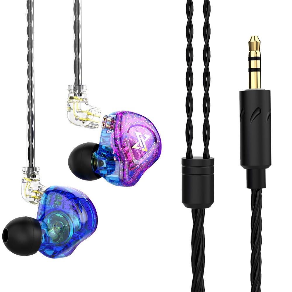 QKZ AK6 MAX In-ear Dynamic Subwoofer Wire-controlled Earphone, Version:Standard Version(Colorful) - Shopkiz.com