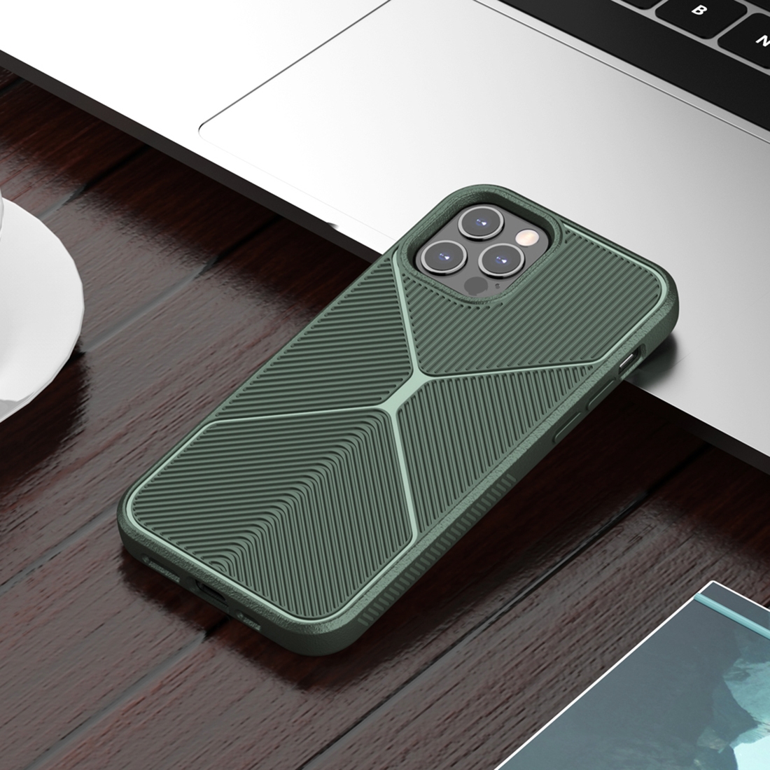 For iPhone 12 Airbag Shockproof TPU Phone Case(Green) - Shopkiz.com