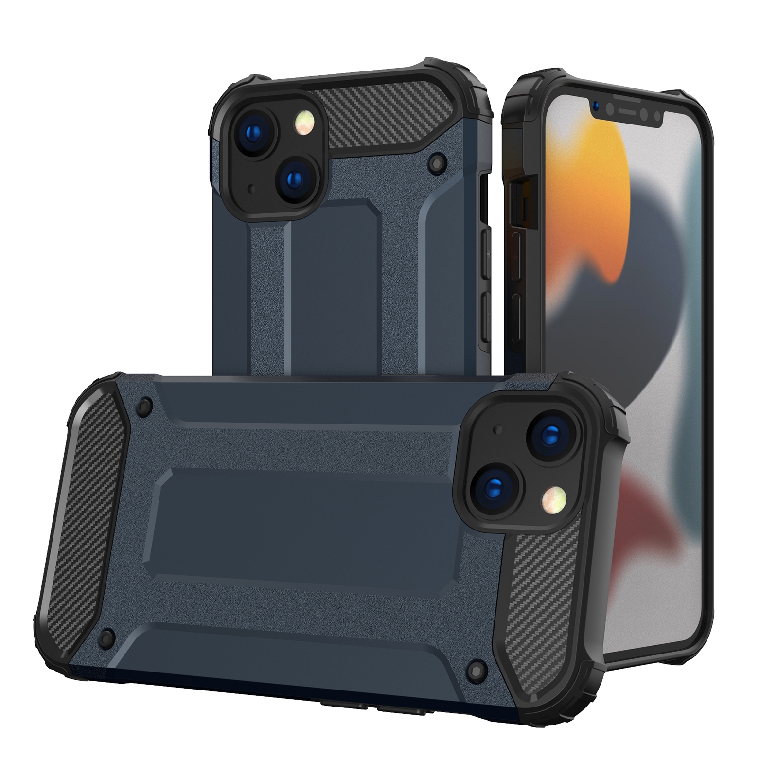 For iPhone 14 Magic Armor TPU Phone Case (Navy Blue) - Shopkiz.com