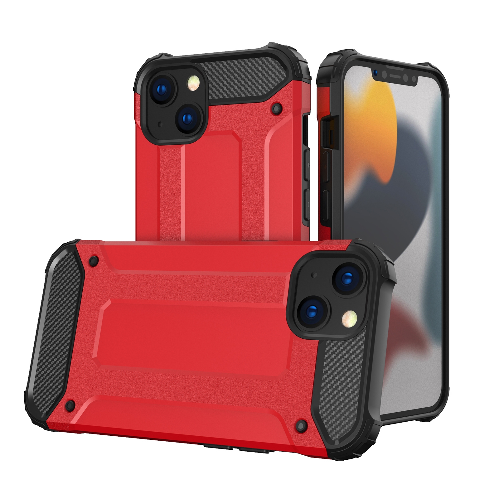 For iPhone 14 Plus Magic Armor TPU Phone Case (Red) - Shopkiz.com