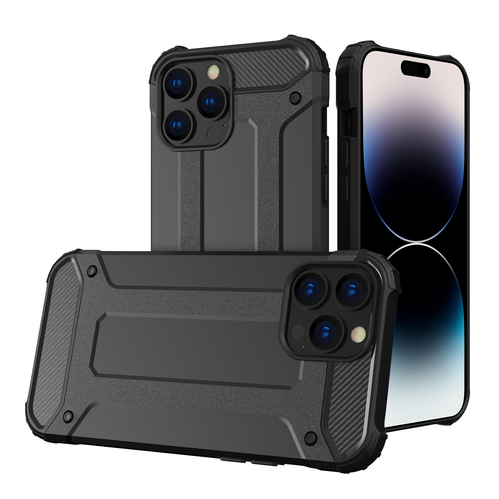 For iPhone 14 Pro Magic Armor TPU Phone Case(Black) - Shopkiz.com