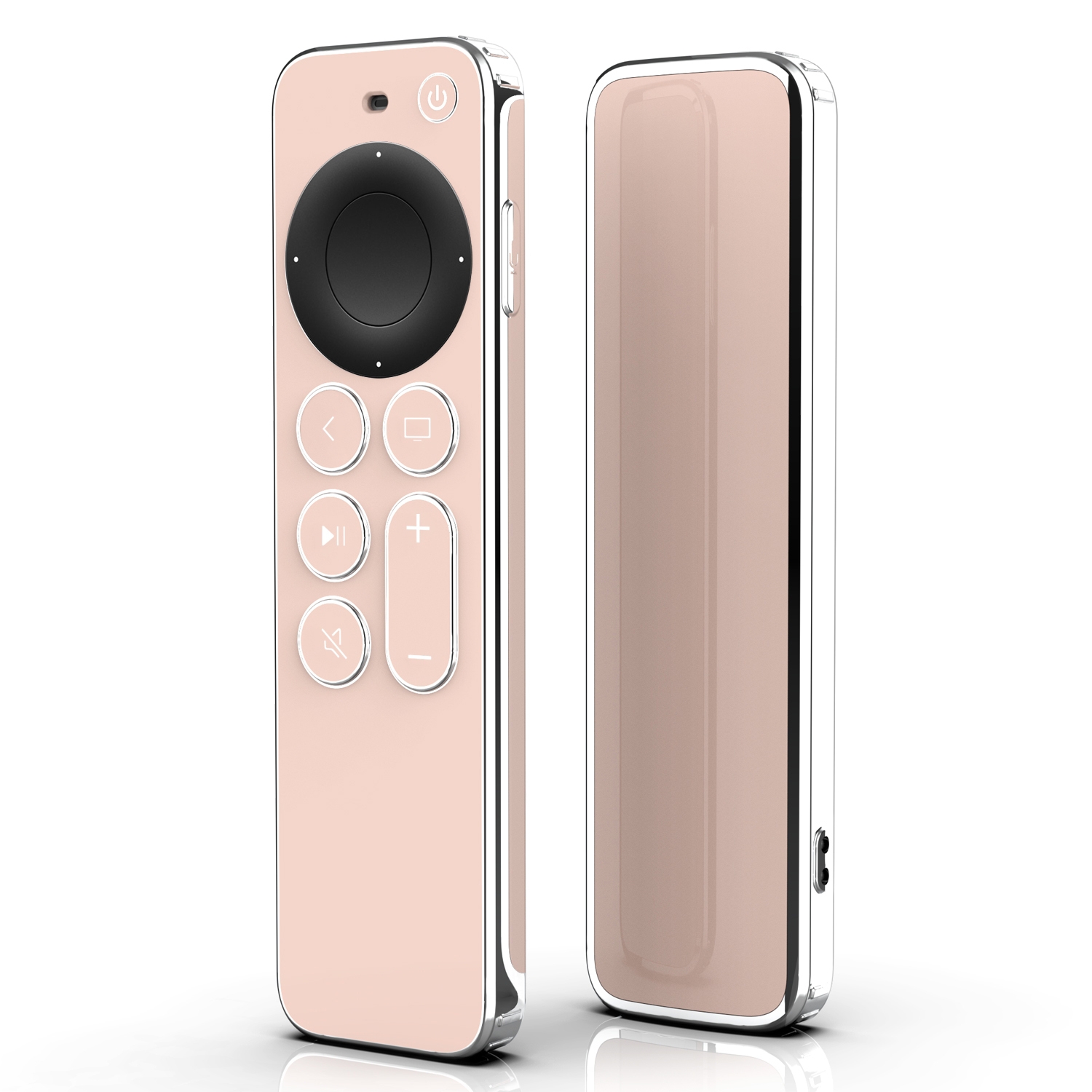 TPU Protective Case For Apple TV 4K 4th Siri Remote Control(Pink) - Shopkiz.com