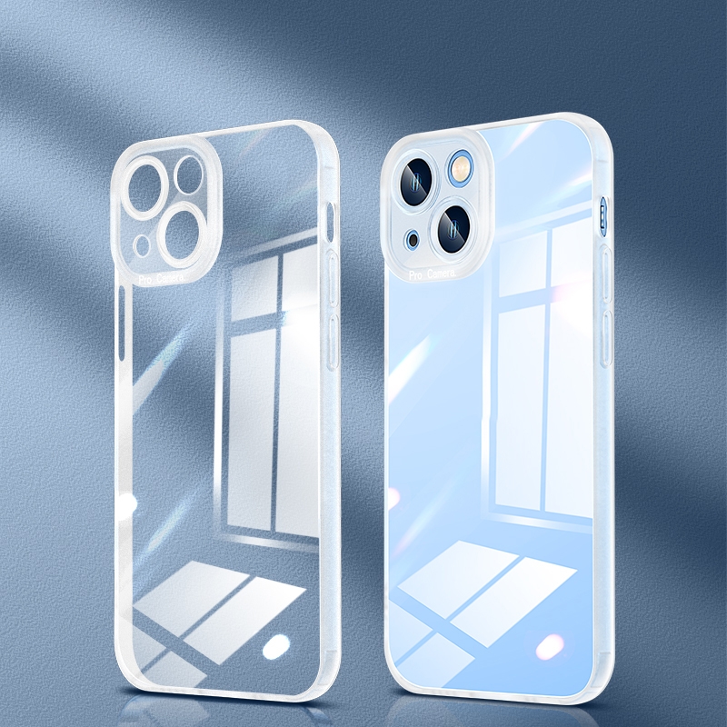 For iPhone 12 mini Crystal Plated High Transparency Phone Case (Frosted) - Shopkiz.com