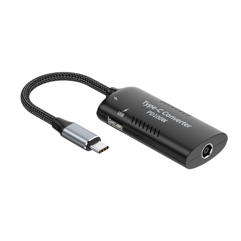 DC7406 + Type-C + USB Female to Type-C Multifunction Apapter - Shopkiz.com