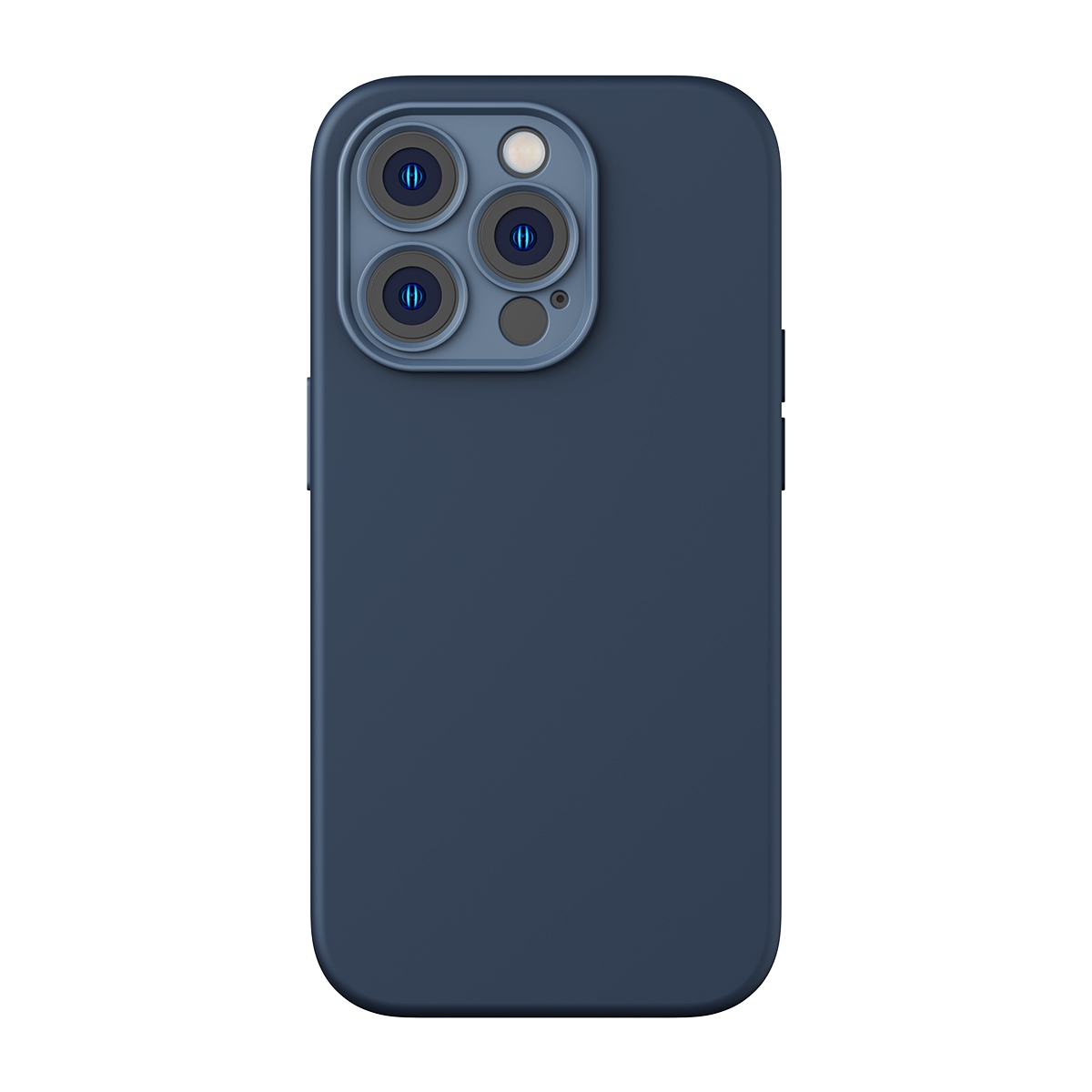 For iPhone 14 Pro Baseus Liquid Silica Gel Phone Case(Blue) - Shopkiz.com