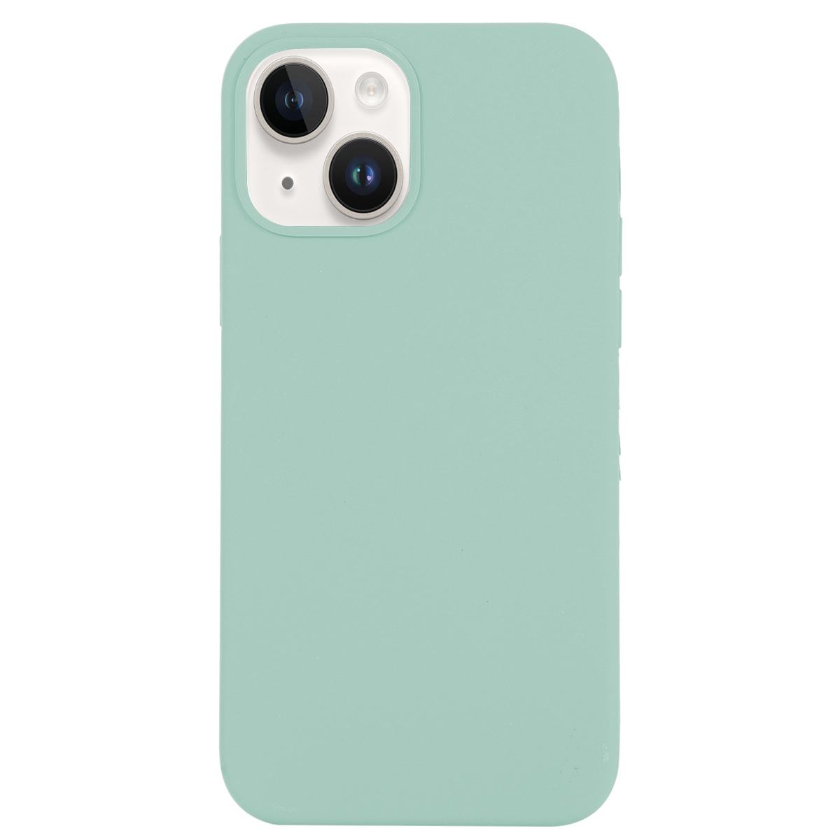 For iPhone 14 Plus Solid Silicone Phone Case(Emerald Green) - Shopkiz.com