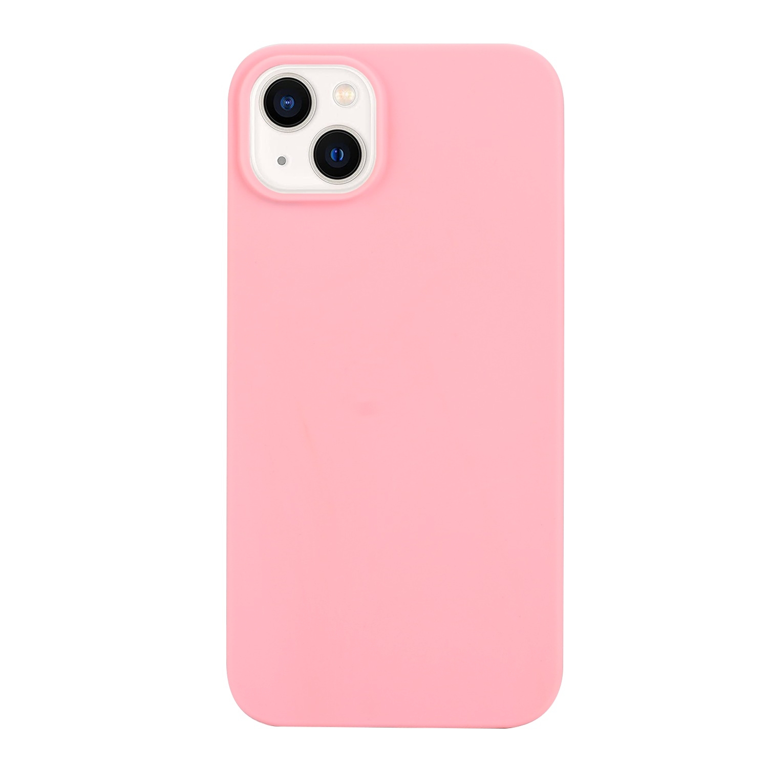 For iPhone 14 Plus Solid Color Frosted Silicone Phone Case(Dark Pink) - Shopkiz.com