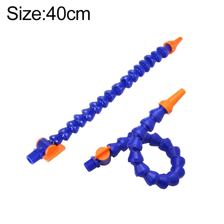 1/2 inch 40cm Adjustable Plastic Flexible Water Oil Cooling Hose With Switch - Shopkiz.com