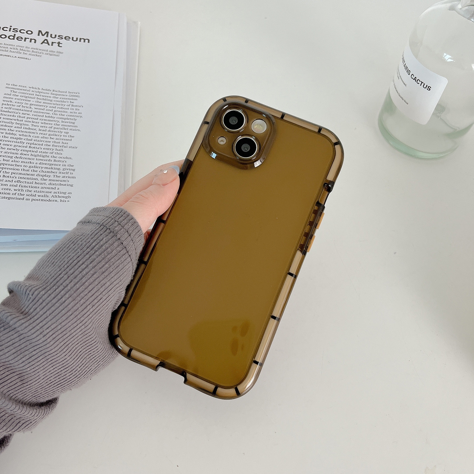 For iPhone 14 Luminous TPU Phone Case(Black) - Shopkiz.com