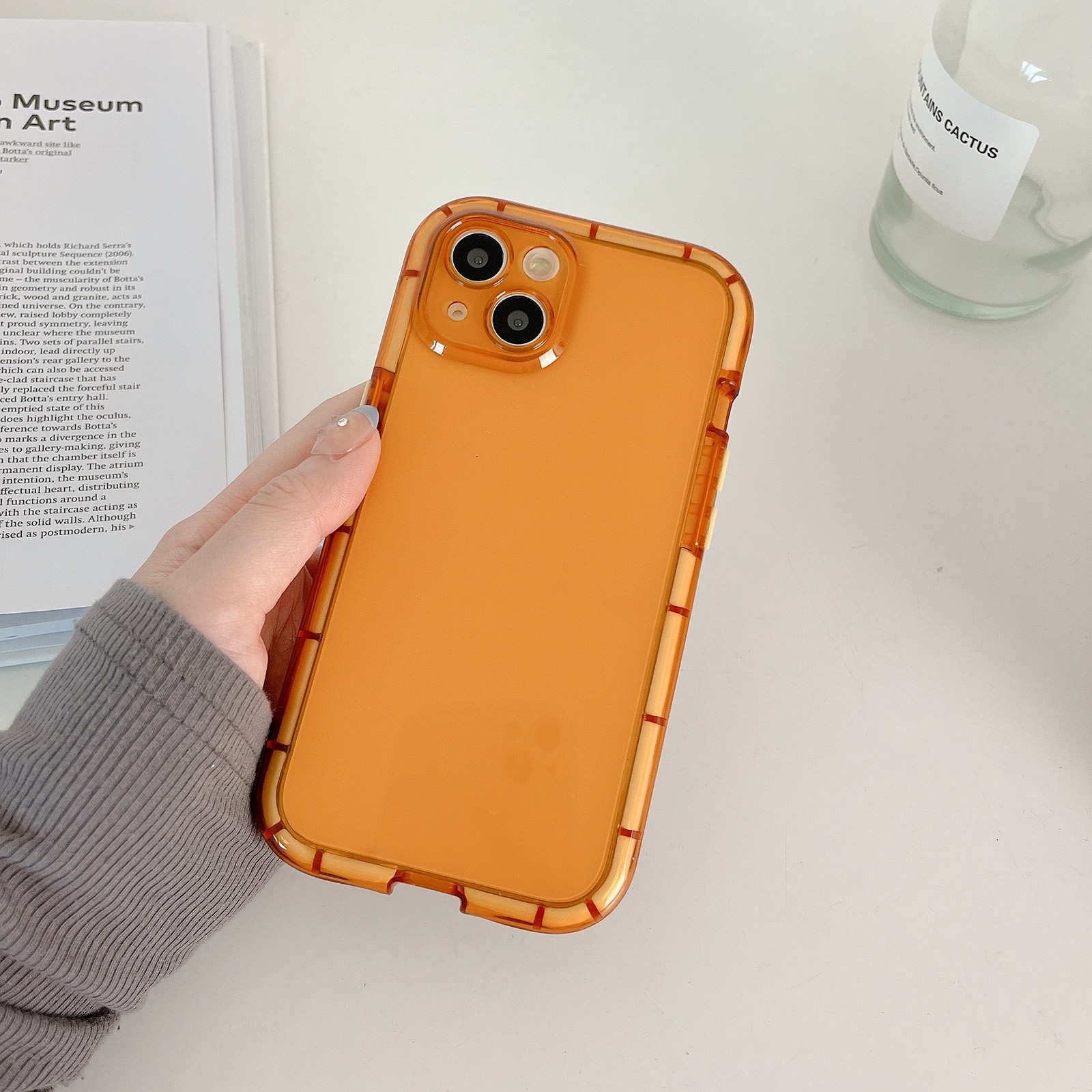 For iPhone 12 Pro Max Luminous TPU Phone Case(Orange) - Shopkiz.com