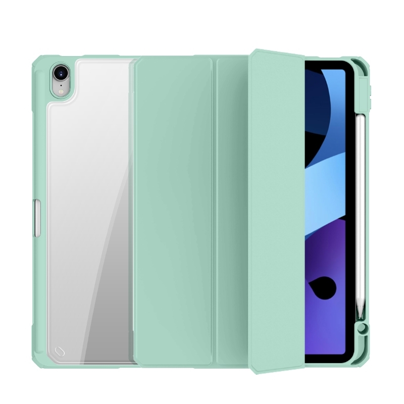 For iPad 2025 / 2022 Mutural Pinyue Series Smart Leather Tablet Case(Mint Green) - Shopkiz.com