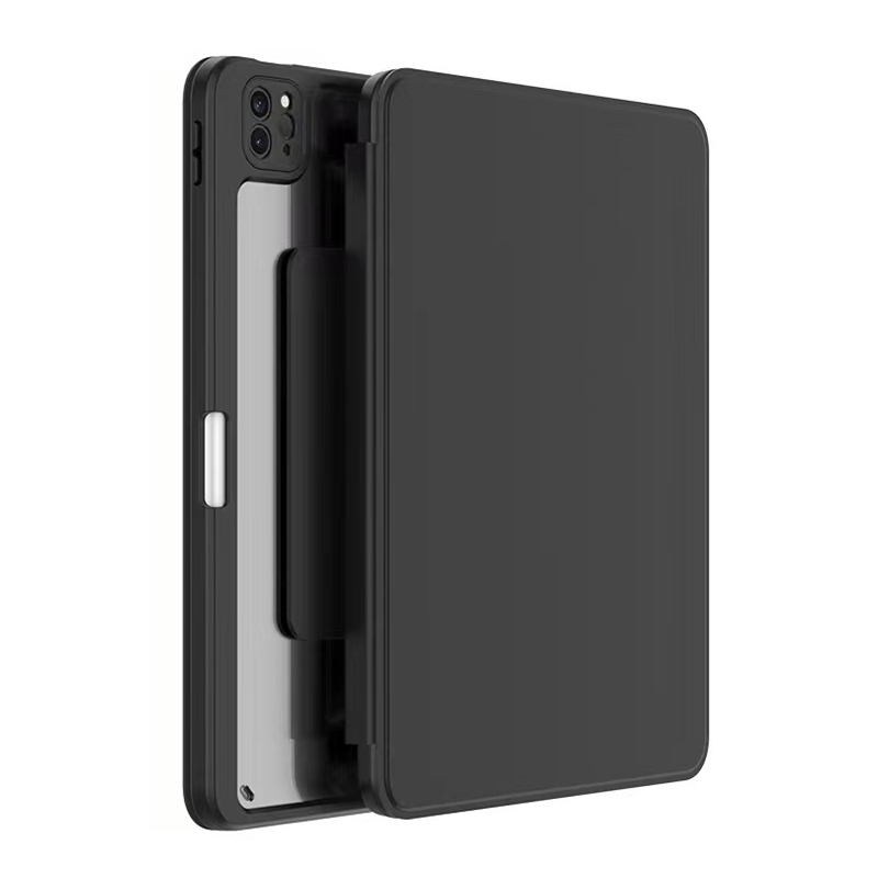 For iPad 2025 / 2022 Mutural Jianshang Series Tablet Leather Smart Case(Black) - Shopkiz.com