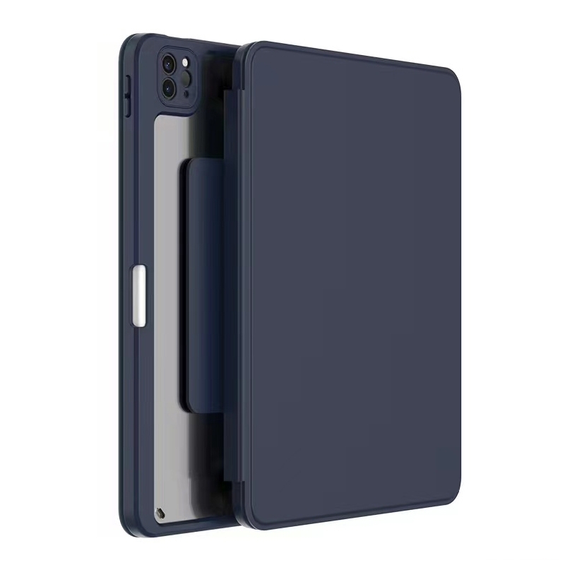For iPad 2025 / 2022 Mutural Jianshang Series Tablet Leather Smart Case(Dark Blue) - Shopkiz.com