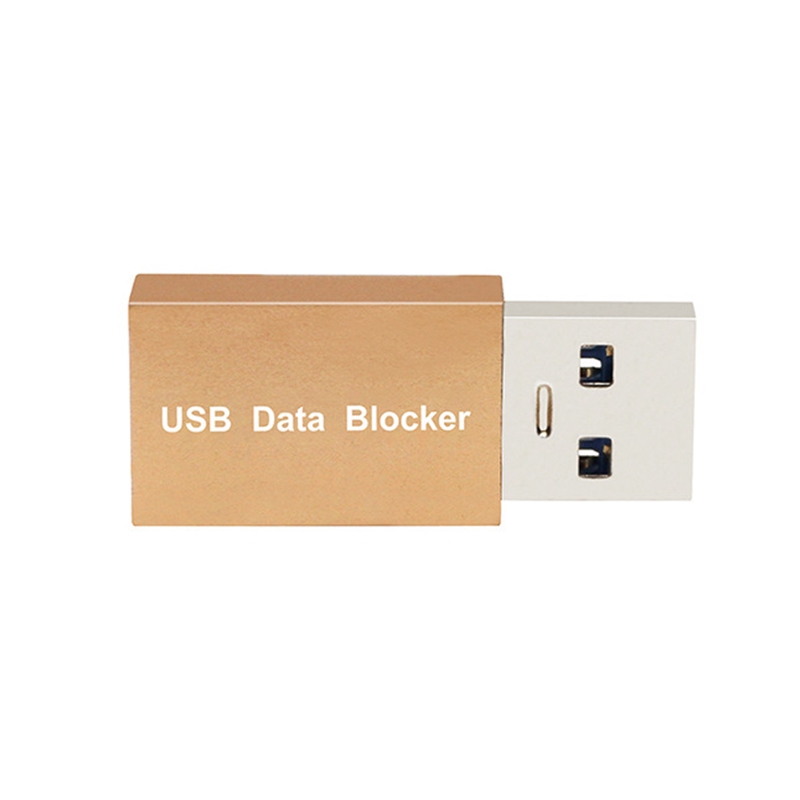 GEM02 USB Data Blocker Charging Connector(Gold) - Shopkiz.com