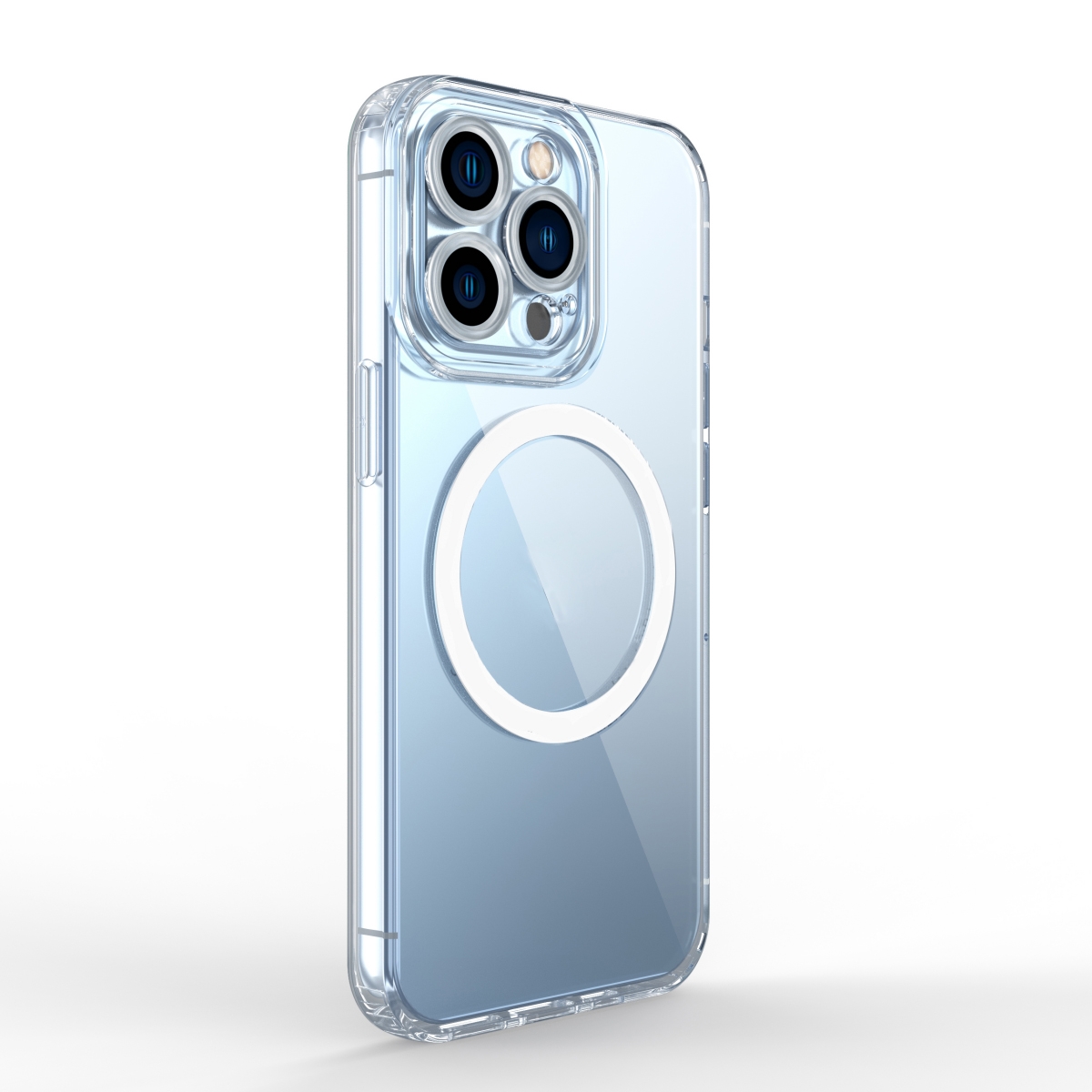 For iPhone 14 Simple Transparent Magsafe Phone Case - Shopkiz.com