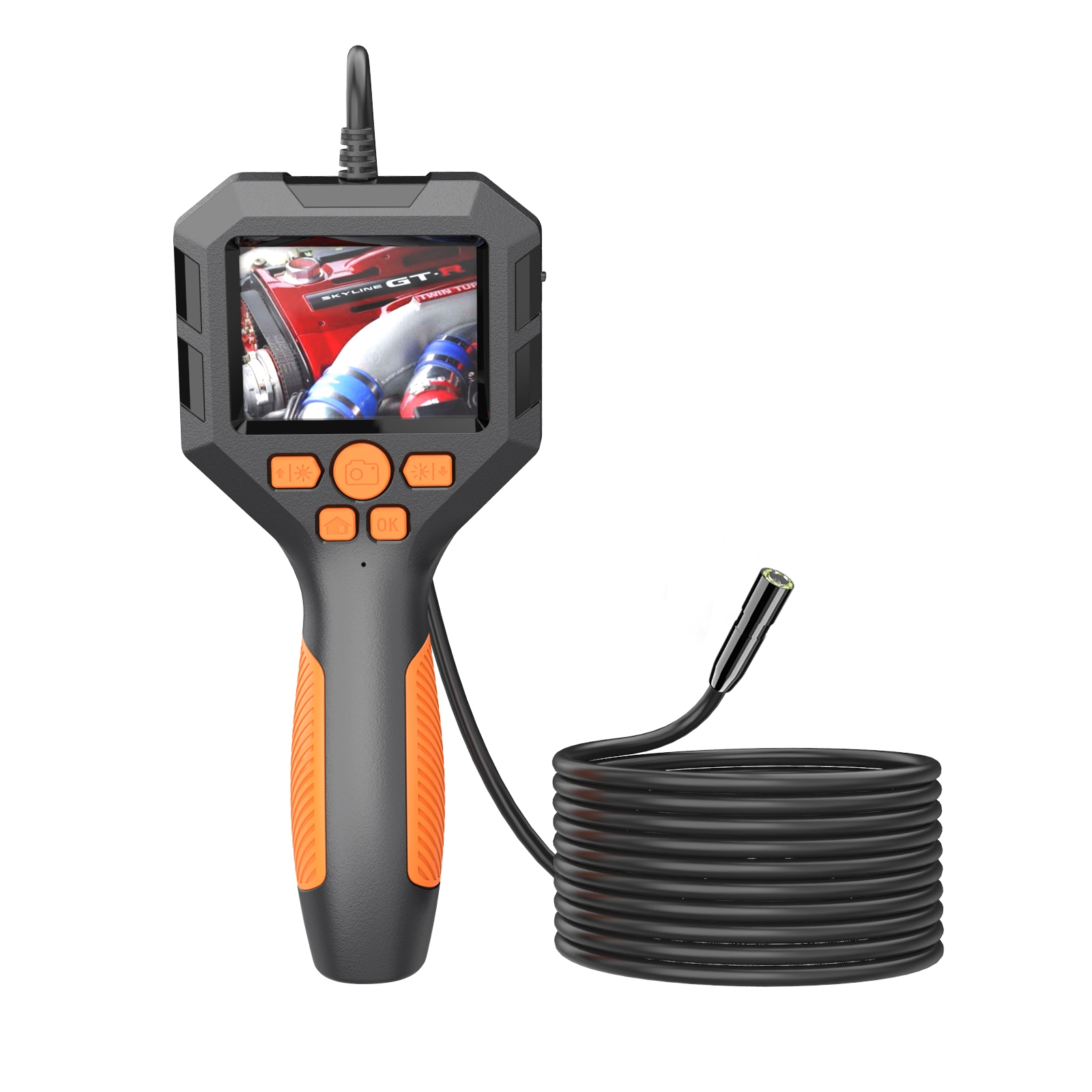 8mm P10 2.8 inch HD Handheld Endoscope with LCD Screen, Length:2m - Shopkiz.com