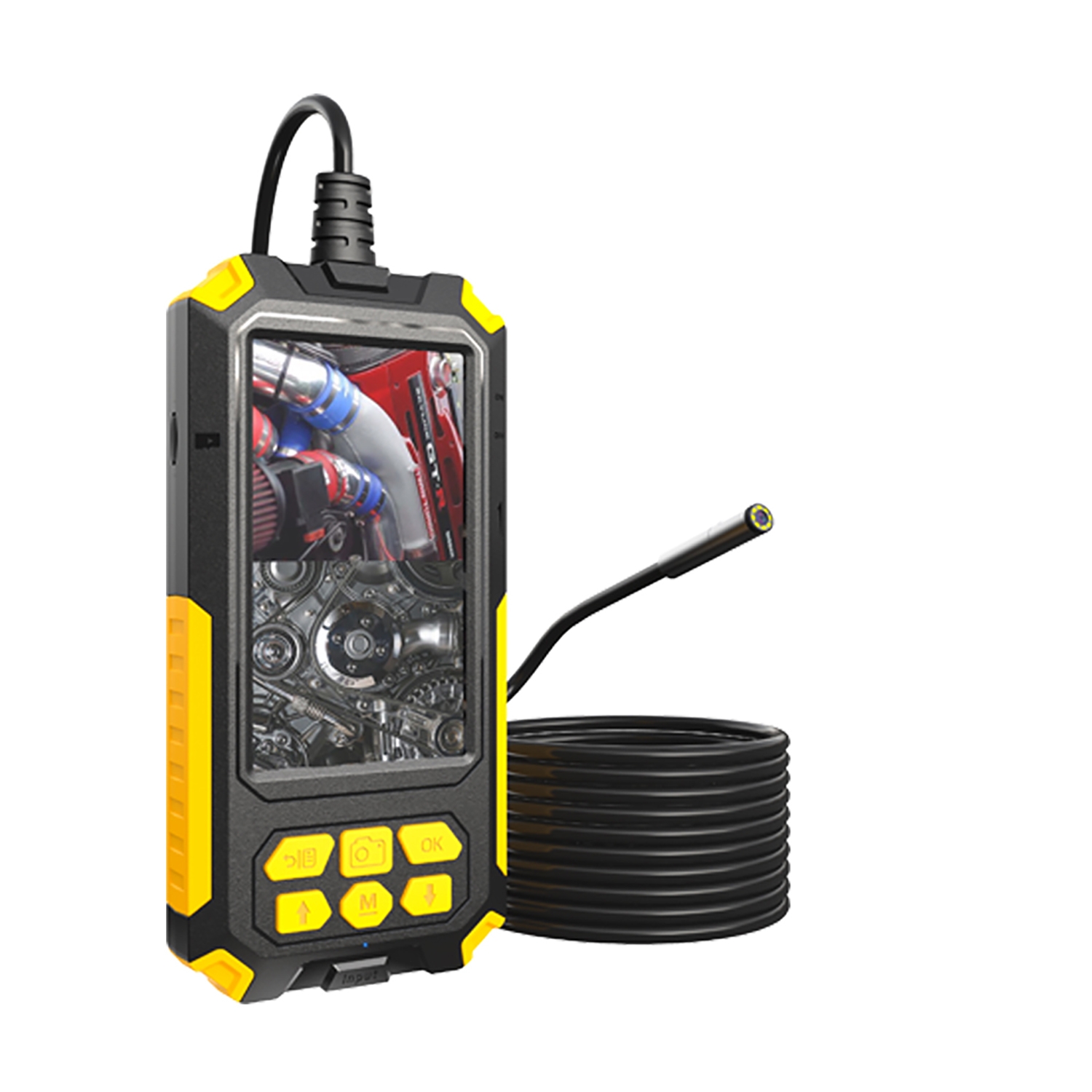 P50 4.5 inch Dual Camera with Screen Endoscope, Length:2m Hard Line(8mm) - Shopkiz.com