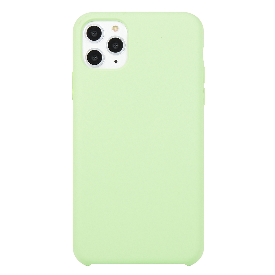 For iPhone 11 Pro Max Solid Color Solid Silicone Shockproof Case(Mint Green) - Shopkiz.com