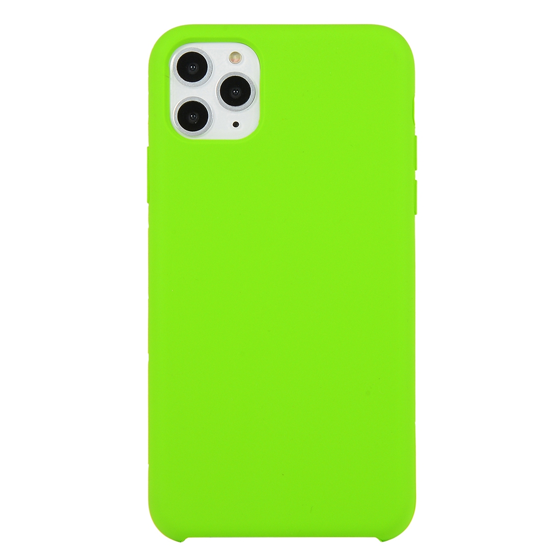 For iPhone 11 Pro Max Solid Color Solid Silicone Shockproof Case(Dark Green) - Shopkiz.com