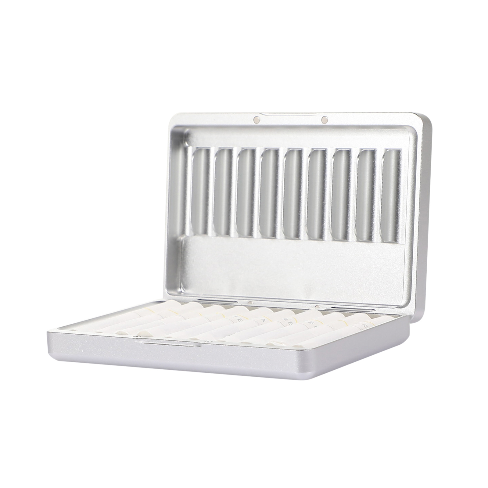 For IQOS Series Aluminum Alloy Dust-proof Cigarette Case, Capacity:20 pcs(Silver) - Shopkiz.com