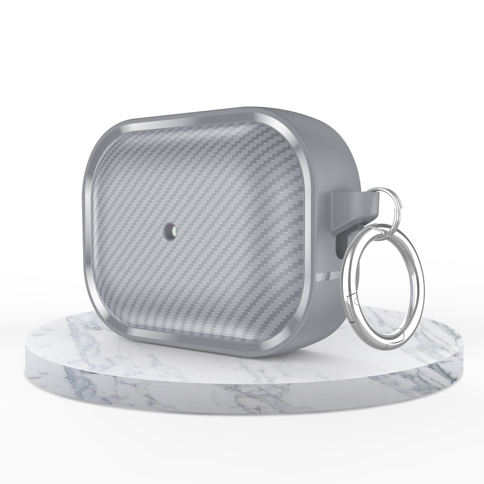For AirPods Pro Photo Frame Carbon Fiber Series Earphone Case(Dark Grey) - Shopkiz.com