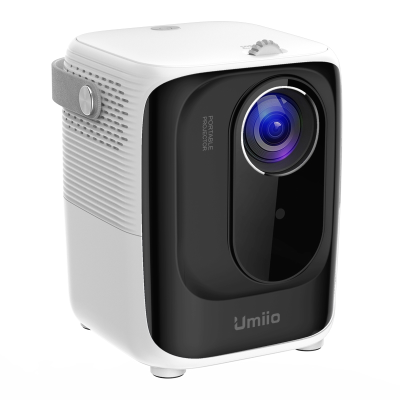 A007 Portable 1280 x 720 HD 113 ANSI Smart LED Projector, Plug:AU Plug(White) - Shopkiz.com