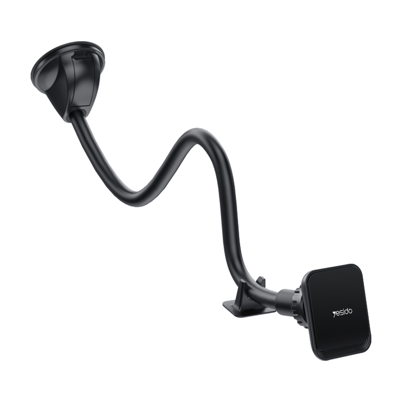 Yesido C109 360 Degree Rotation Car Windshield Suction Cup Magsafe Magnetic Phone Holder(Black) - Shopkiz.com