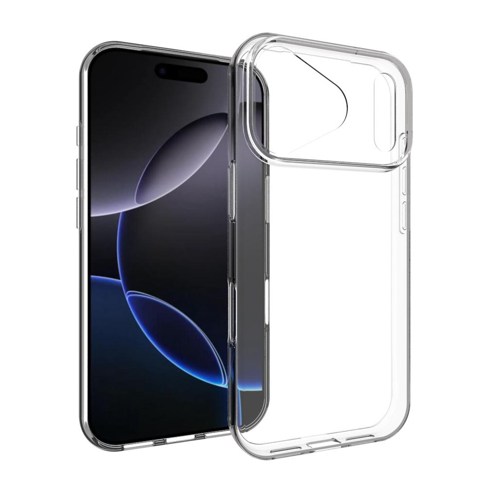 For iPhone 17 Pro Max Waterproof Texture TPU Phone Case(Transparent) - Shopkiz.com