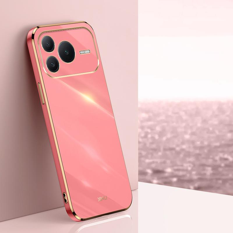 For Honor Power2 XINLI Straight Edge 6D Electroplate TPU Phone Case(Hawthorn Red) - Shopkiz.com