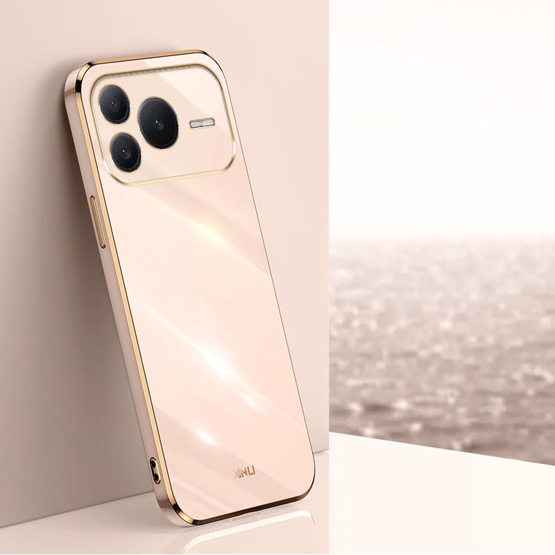 For Honor Power2 XINLI Straight Edge 6D Electroplate TPU Phone Case(Pink) - Shopkiz.com