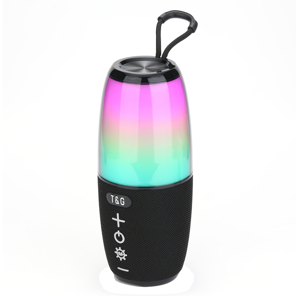 T&G TG644 5W High Power RGB Light Portable Bluetooth Speaker(Black) - Shopkiz.com