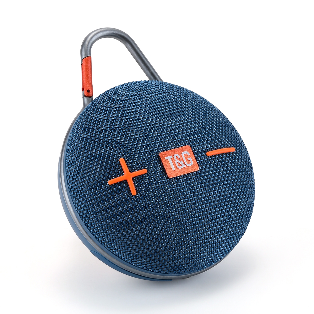 T&G TG648 TWS Outdoor Mini Portable Wireless Bluetooth Speaker with LED Light(Blue) - Shopkiz.com