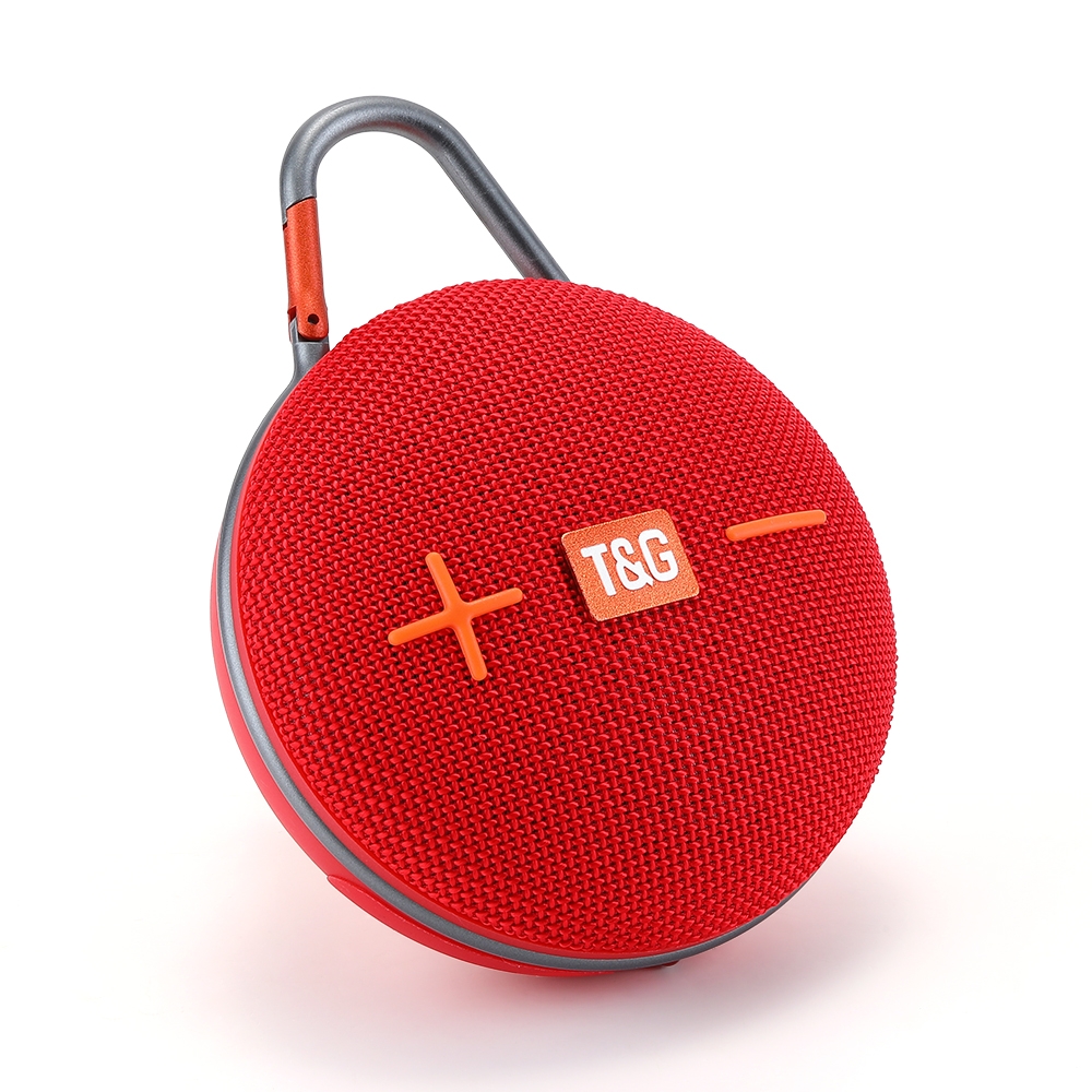 T&G TG648 TWS Outdoor Mini Portable Wireless Bluetooth Speaker with LED Light(Red) - Shopkiz.com