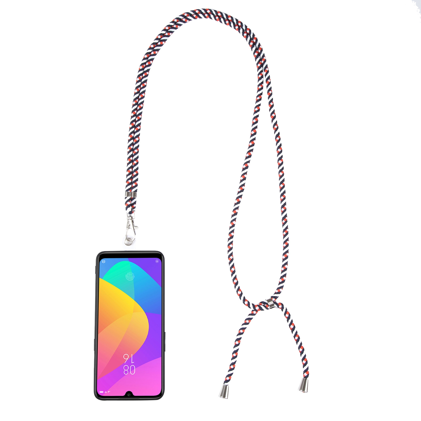 Universal Mixed Color Mobile Phone Lanyard(Red Black White) - Shopkiz.com