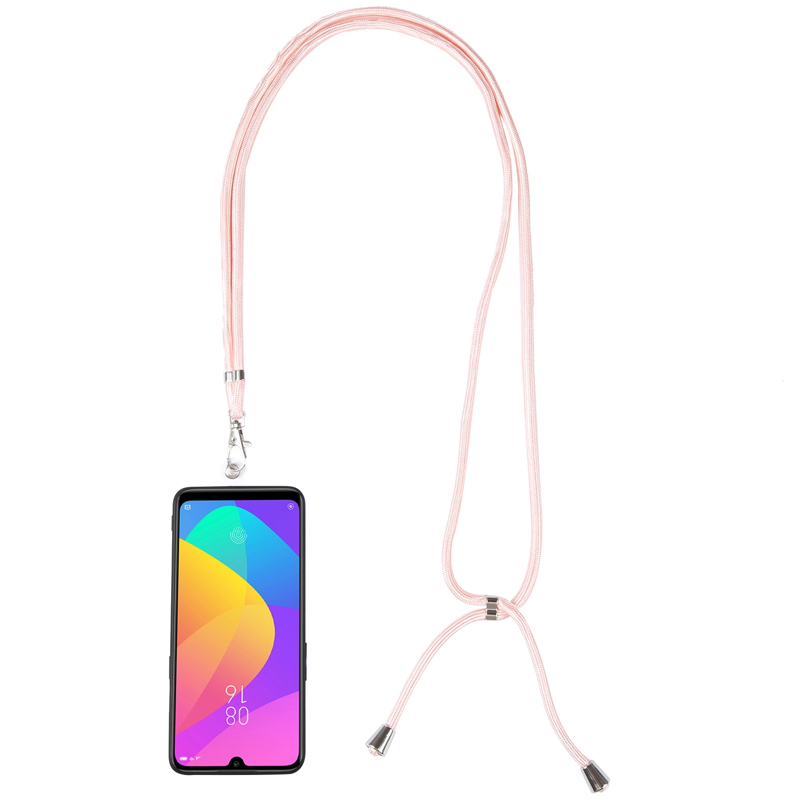 Universal Solid Color Mobile Phone Lanyard(Rose Gold) - Shopkiz.com