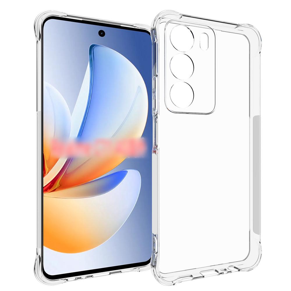 For Realme C71 4G Shockproof Non-slip Thickening TPU Phone Case(Transparent) - Shopkiz.com