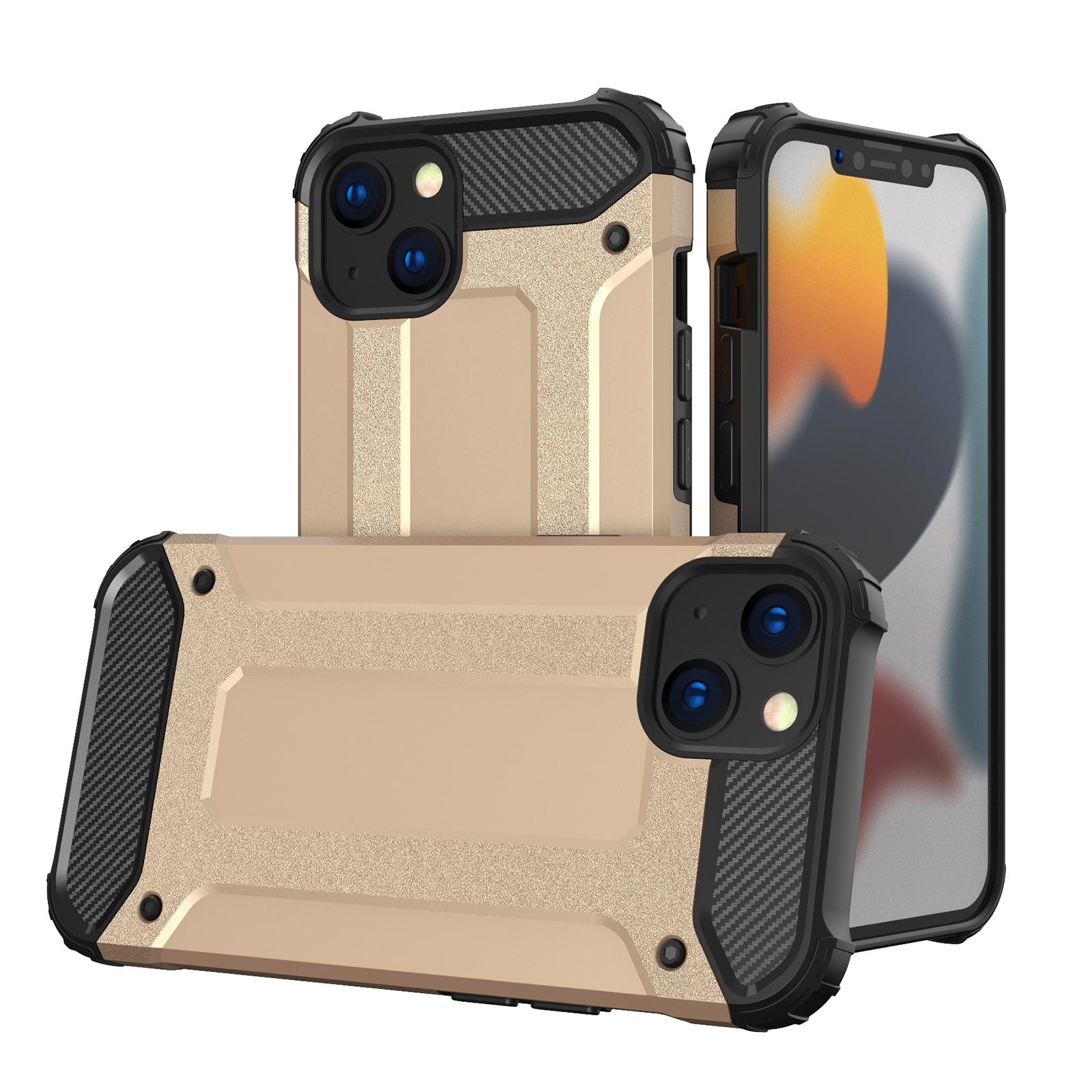 For iPhone 15 Plus Magic Armor TPU Phone Case(Gold) - Shopkiz.com