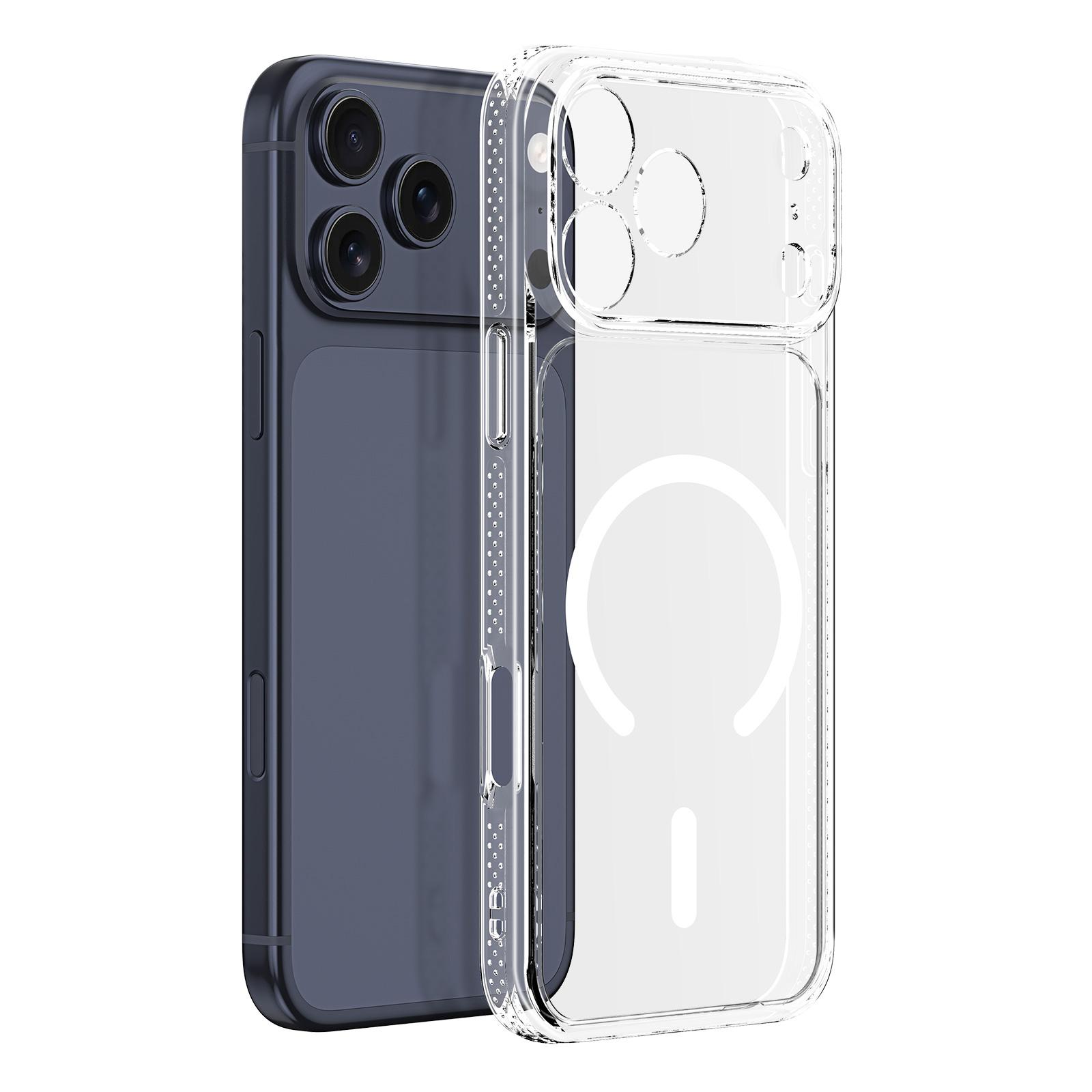 For iPhone 18 Pro DUX DUCIS Clin Mag Series Magsafe TPU Phone Case(Transparent) - Shopkiz.com