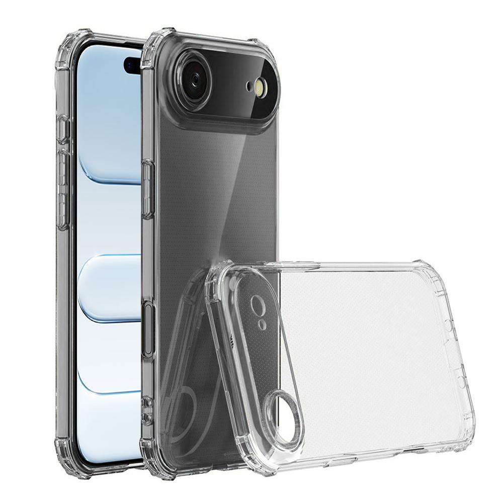 For iPhone 17 Air Four-Corner Shockproof Clear TPU Phone Case(Transparent) - Shopkiz.com