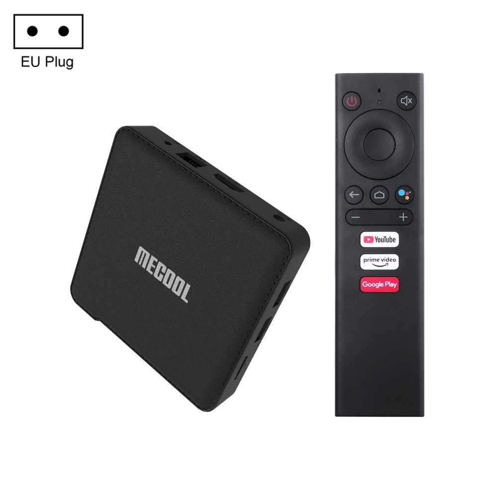 MECOOL KM1 4K Ultra HD Smart Android 9.0 Amlogic S905X3 TV Box with Remote Controller, 2GB+16GB, Support Dual Band WiFi 2T2R/HDMI/TF Card/LAN, EU