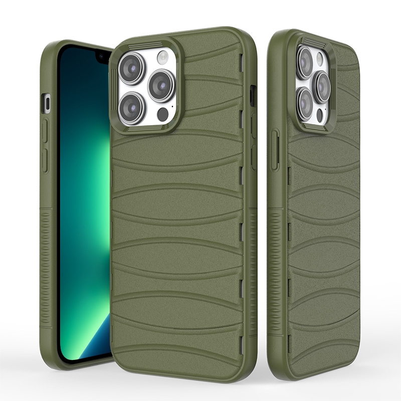 For iPhone 13 Pro Max Multi-tuyere Powerful Heat Dissipation Phone Case(Green) - Shopkiz.com