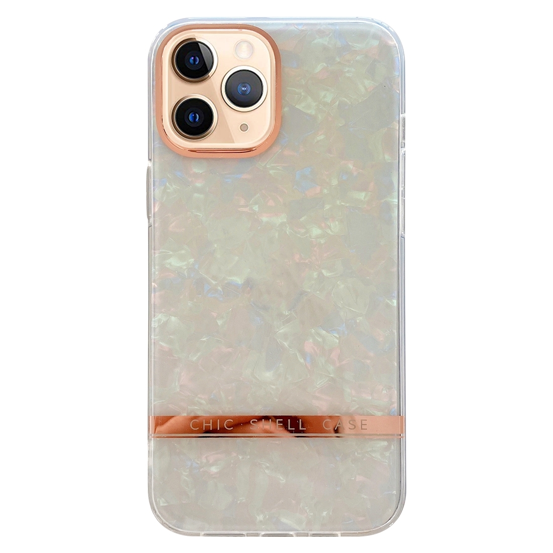 For iPhone 11 Pro Electroplating Shell Texture TPU Phone Case(Colorful) - Shopkiz.com