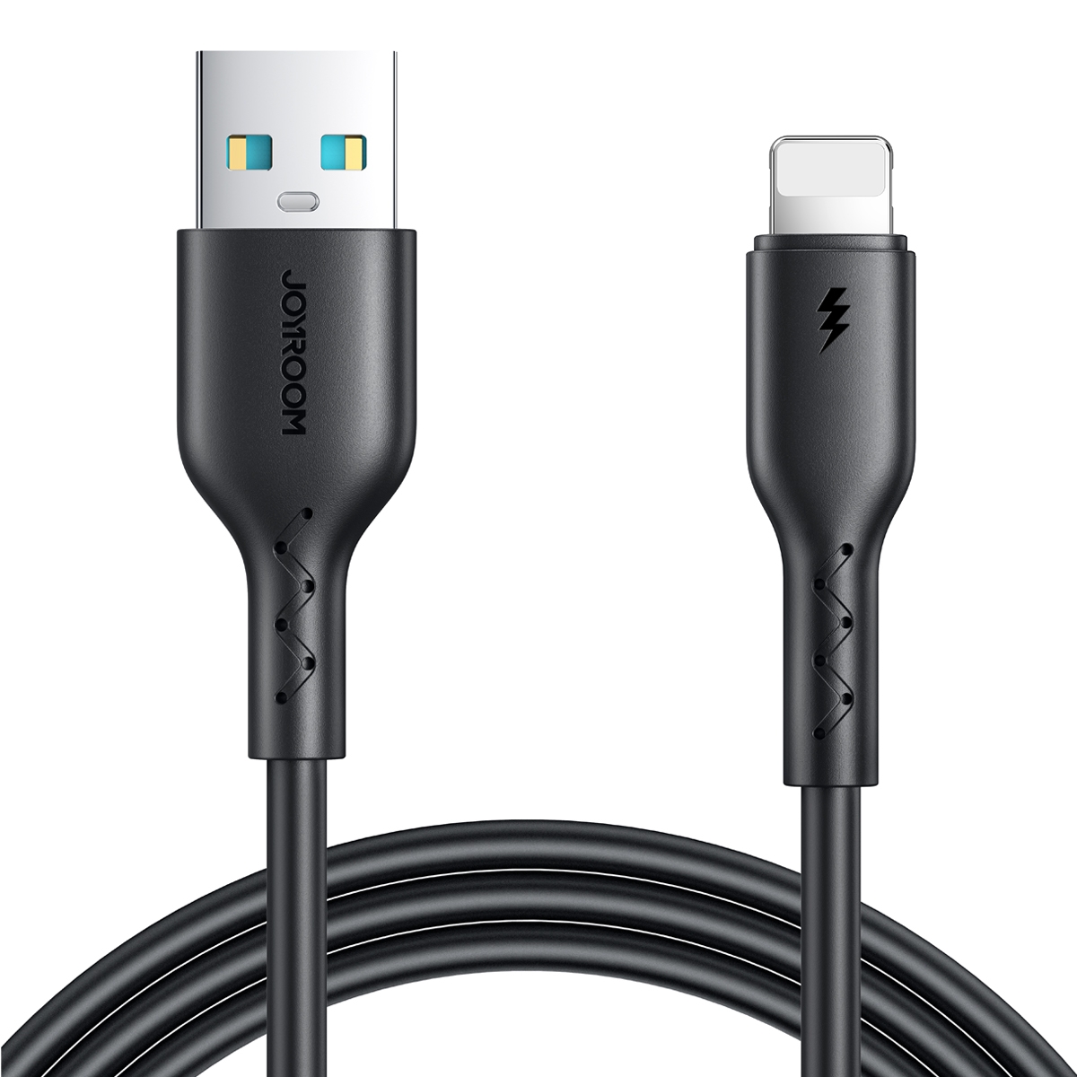 JOYROOM SA26-AL3 Flash Charge Series 3A USB to 8 Pin Fast Charging Data Cable, Cable Length:3m(Black) - Shopkiz.com