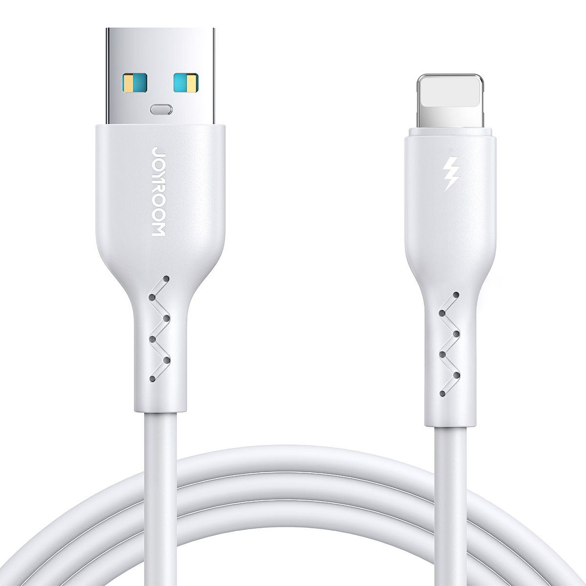 JOYROOM SA26-AL3 Flash Charge Series 3A USB to 8 Pin Fast Charging Data Cable, Cable Length:3m(White) - Shopkiz.com