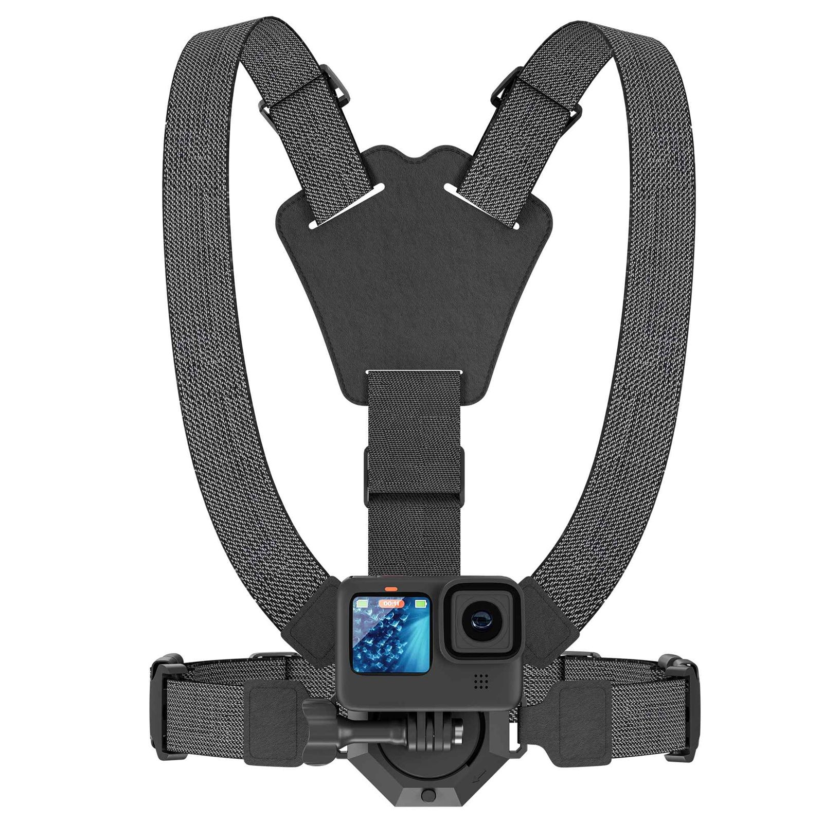 STARTRC Action Camera Magnetic Quick Release Bracket POV View Chest Strap(Black) - Shopkiz.com