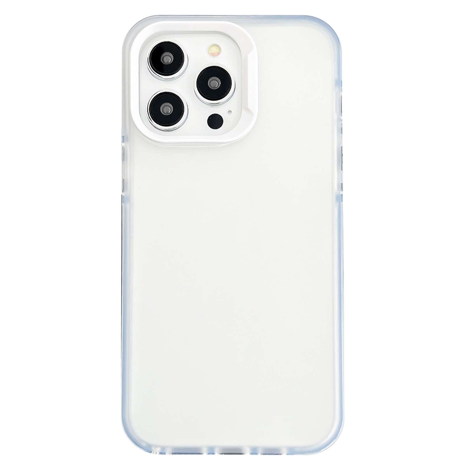 For iPhone 14 Pro 2 in 1 Frosted TPU Phone Case(Transparent) - Shopkiz.com