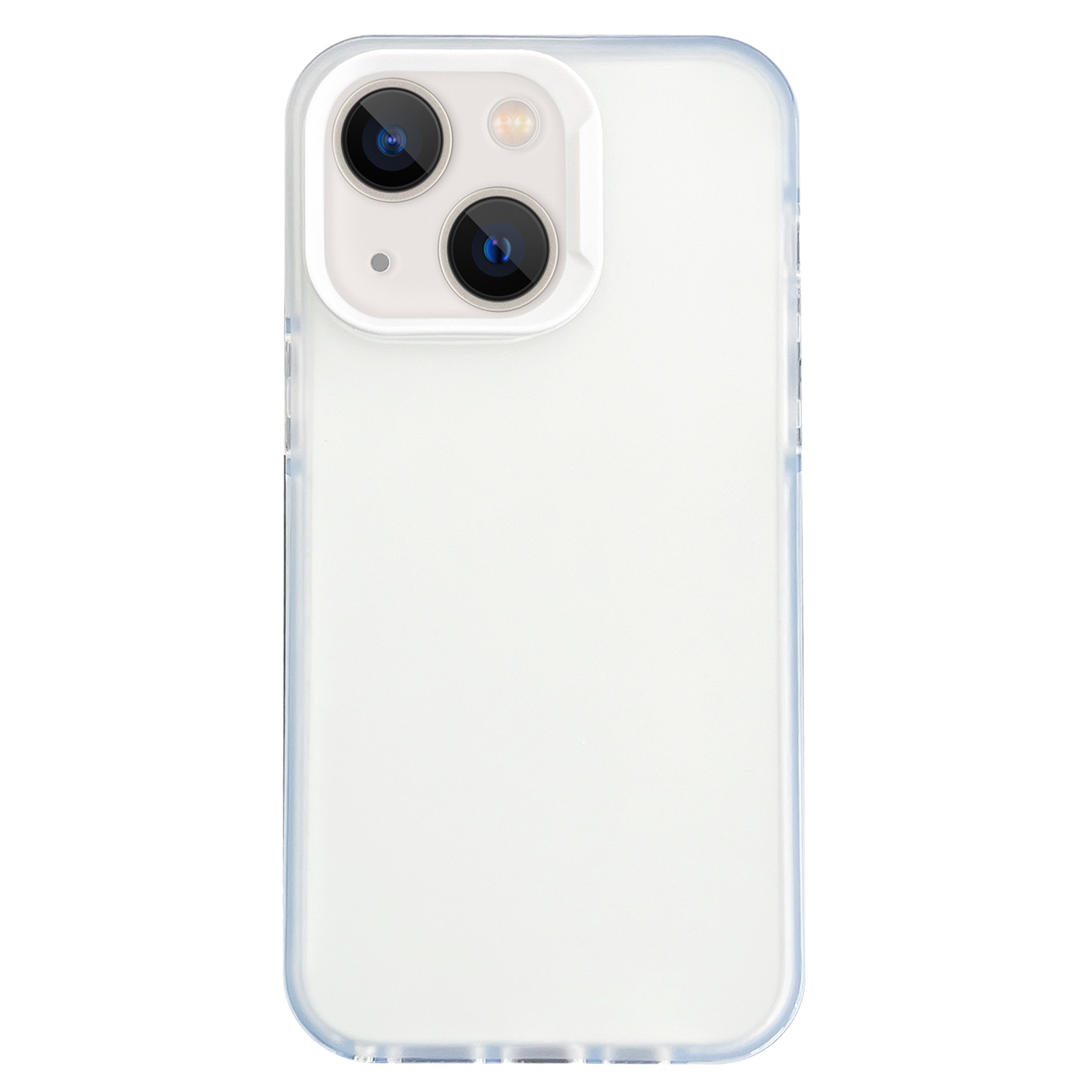 For iPhone 13 2 in 1 Frosted TPU Phone Case(Transparent) - Shopkiz.com