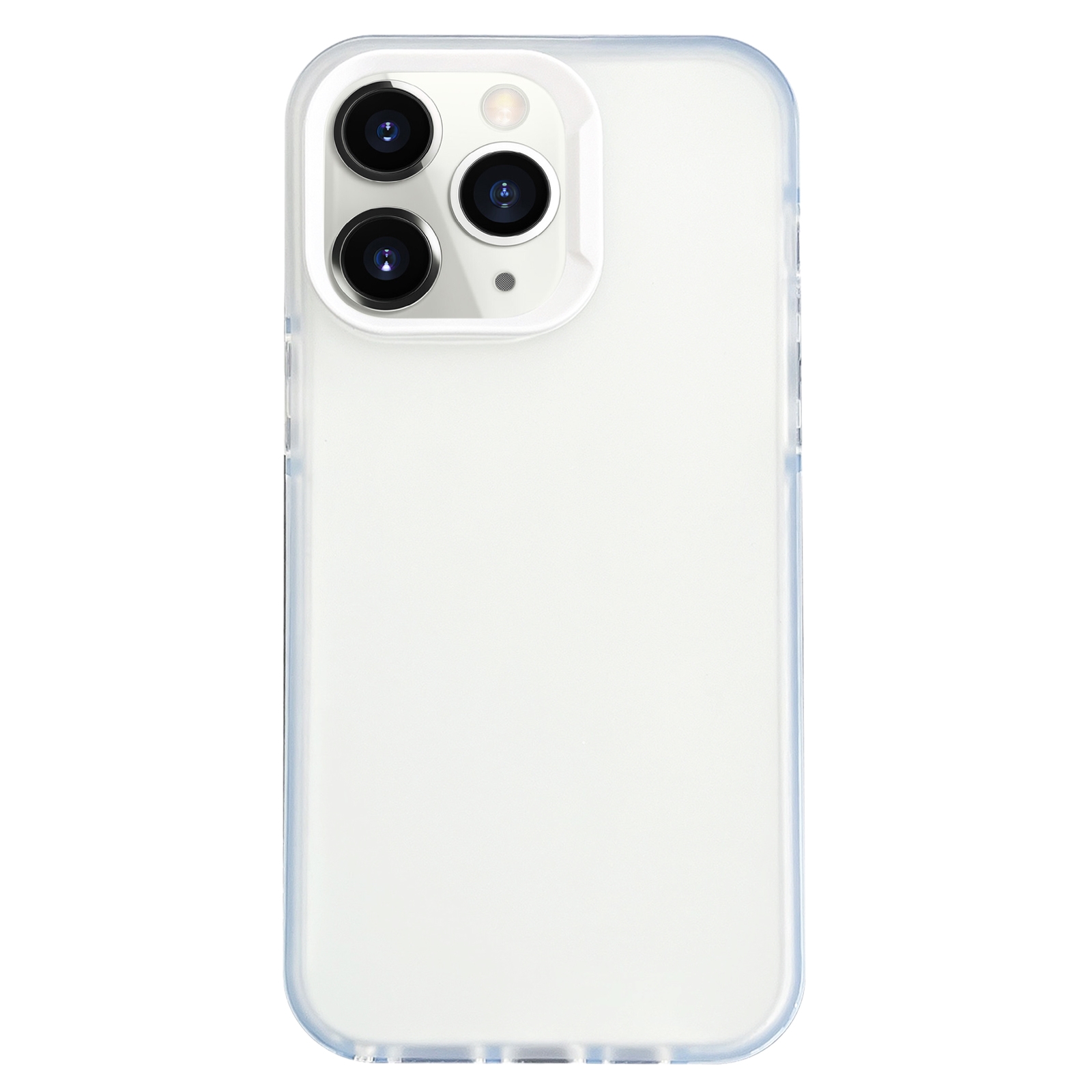 For iPhone 11 Pro Max 2 in 1 Frosted TPU Phone Case(Transparent) - Shopkiz.com