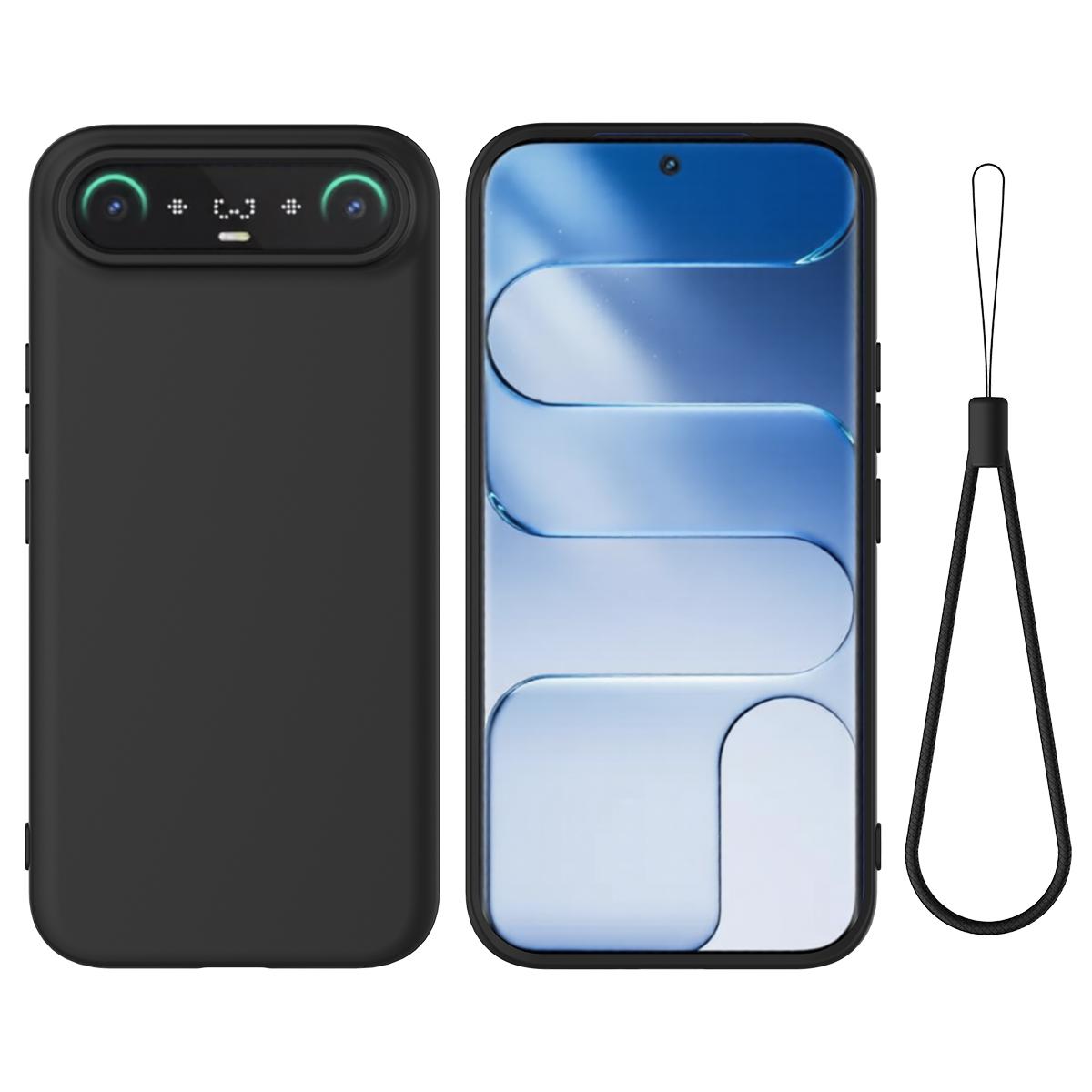 For Tecno Camon Slim 4G Solid Color Liquid Silicone Dropproof Full Coverage Phone Case(Black) - Shopkiz.com